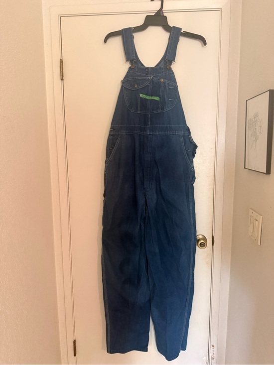 Key Imperial Other - Vintage 90s KEY Imperial Denim Bib Overalls Mens 40x34 Carpenter Workwear